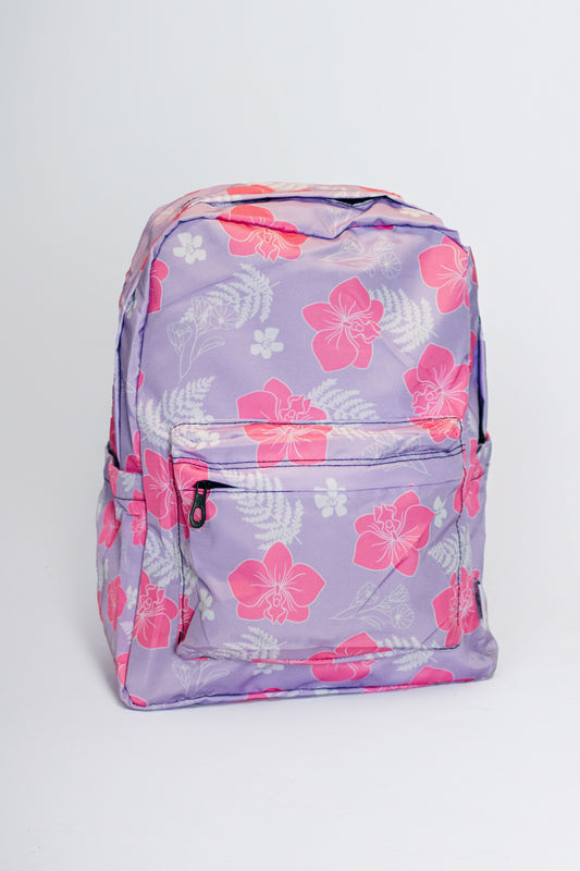 Lavender ʻOKIKA PŌHUEHUE Backpack & Lunch Bag Set