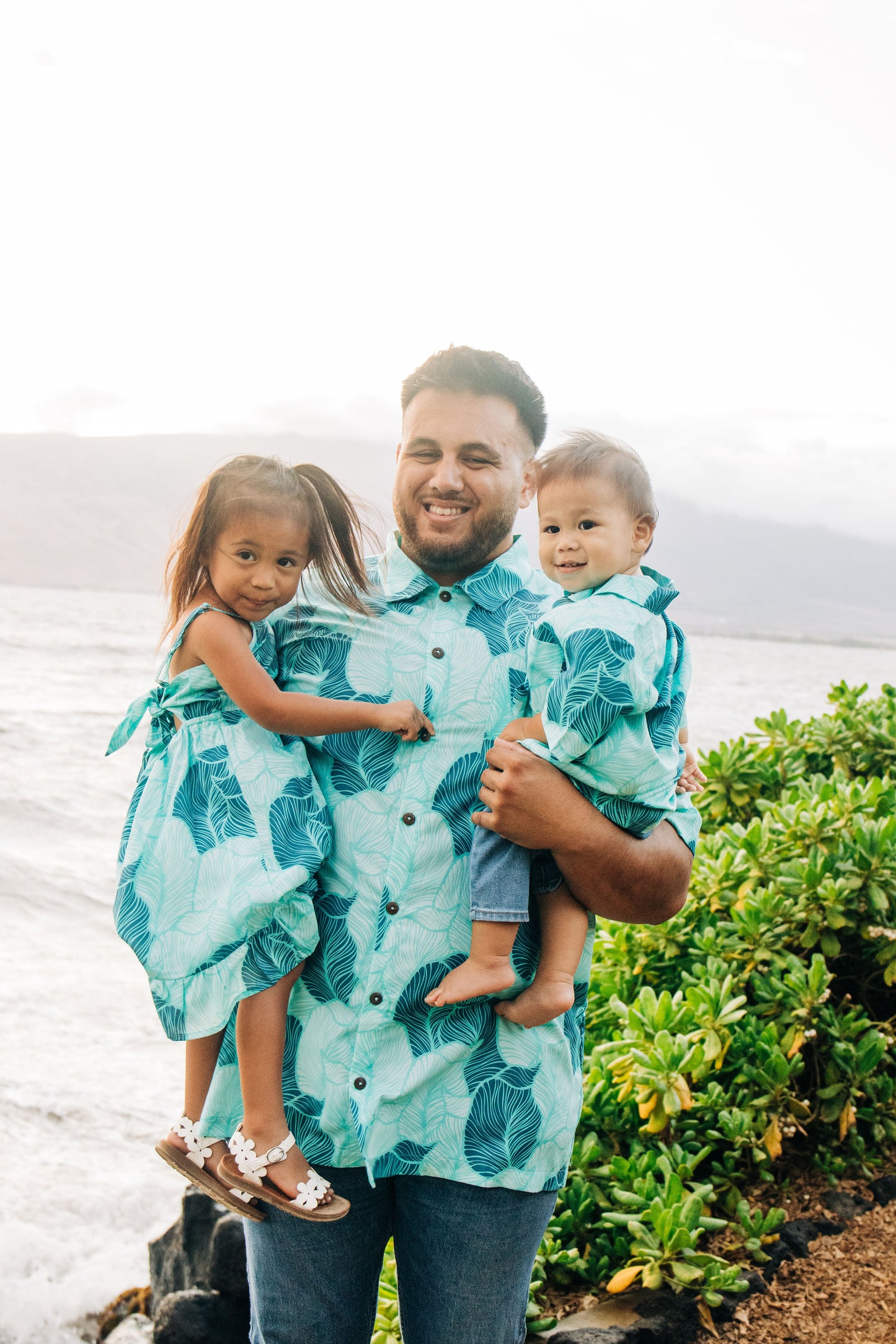 Boys Aloha Shirt PŌMAIKA'I 'Ohana Collection