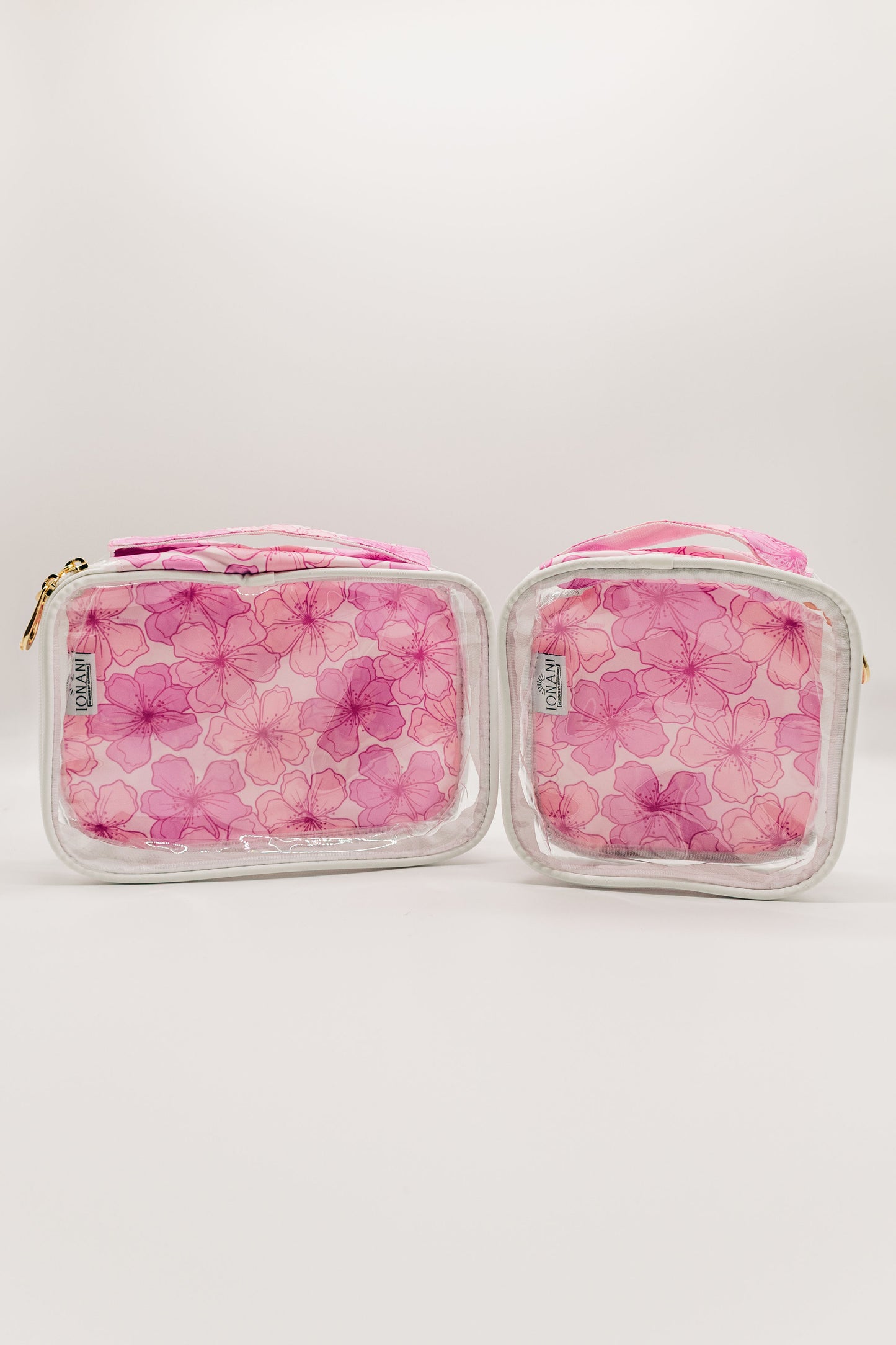 Hibiscus - Clear Organizer Bag Set
