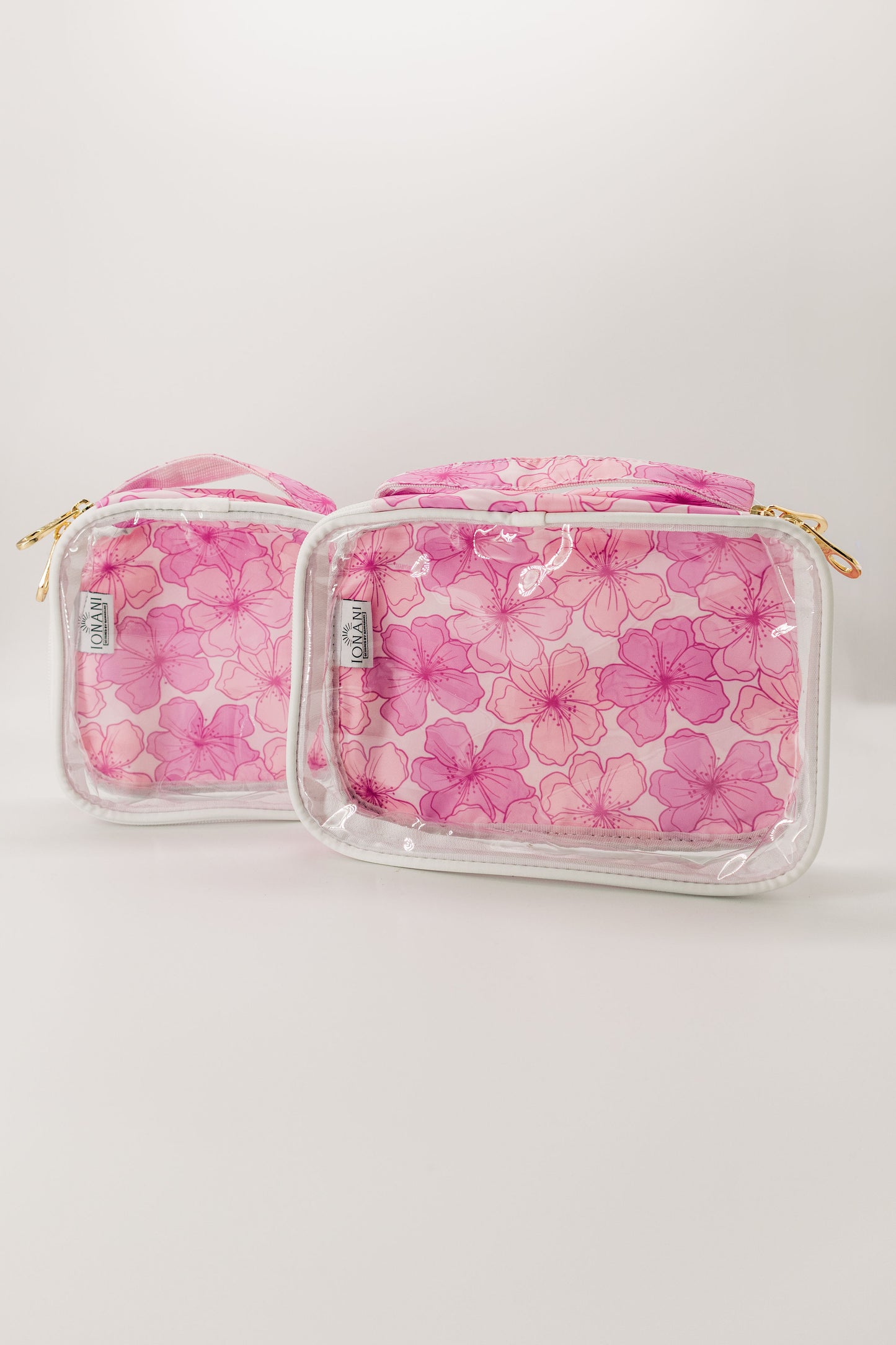 Hibiscus - Clear Organizer Bag Set