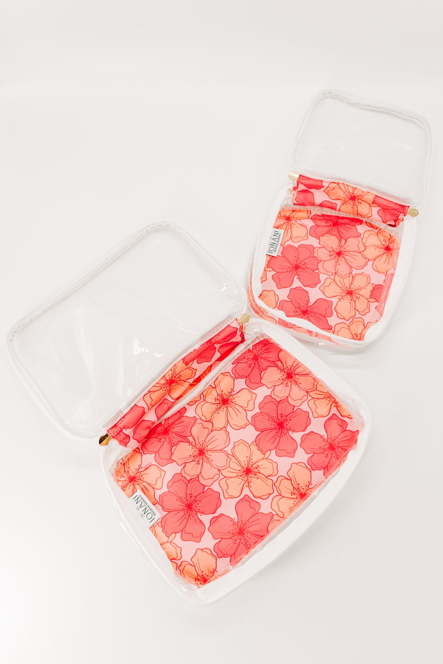 Hibiscus POG - Clear Organizer Bag Set