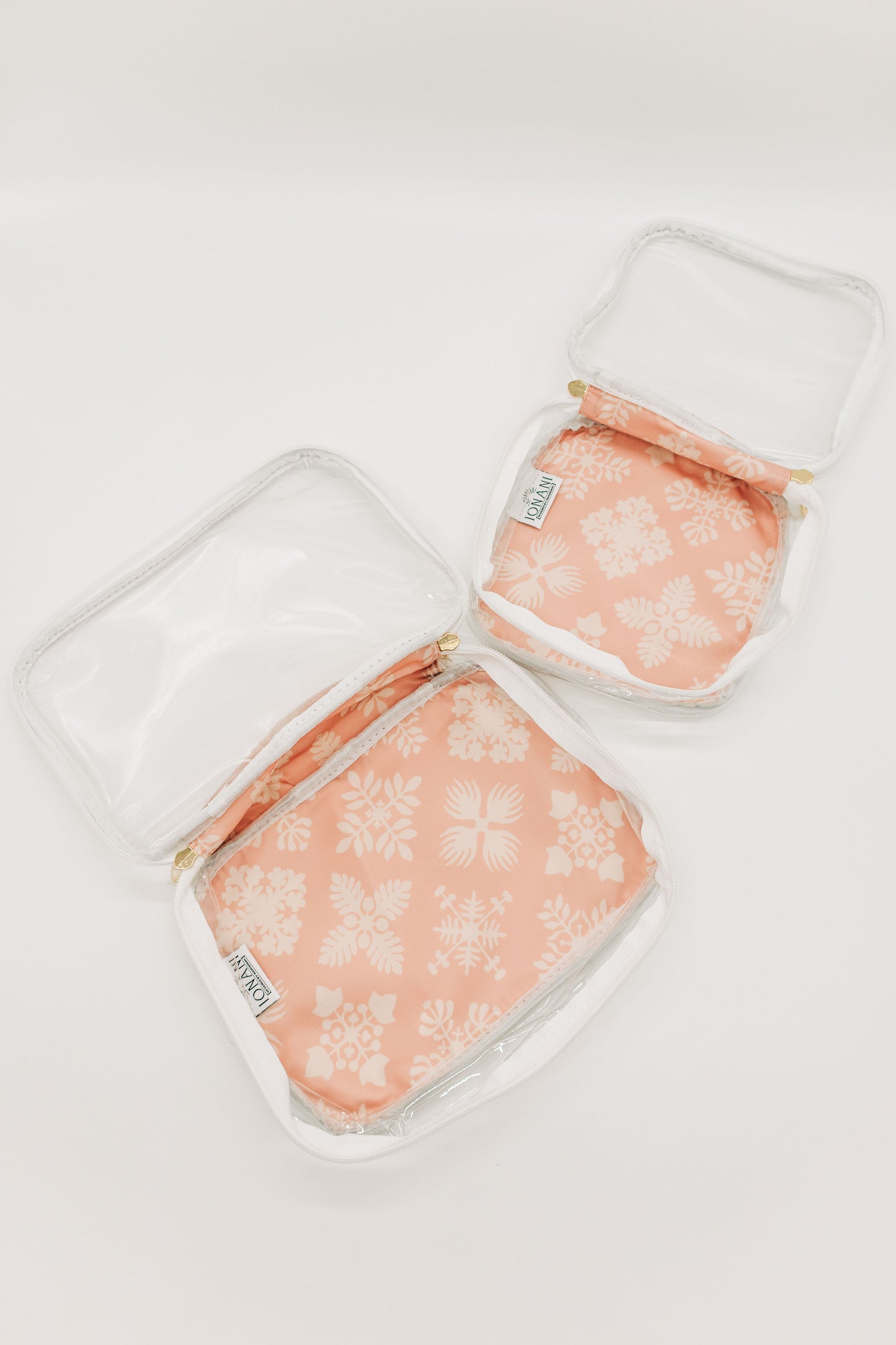 KUIKI MAU LOA - Clear Organizer Bag Set