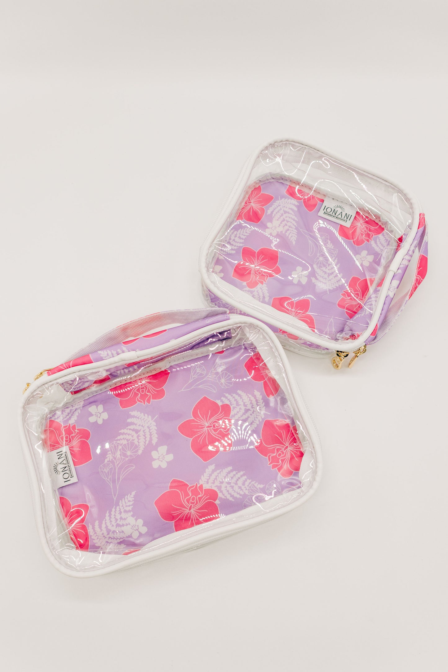 Lavender ʻOKIKA PŌHUEHUE - Clear Organizer Bag Set