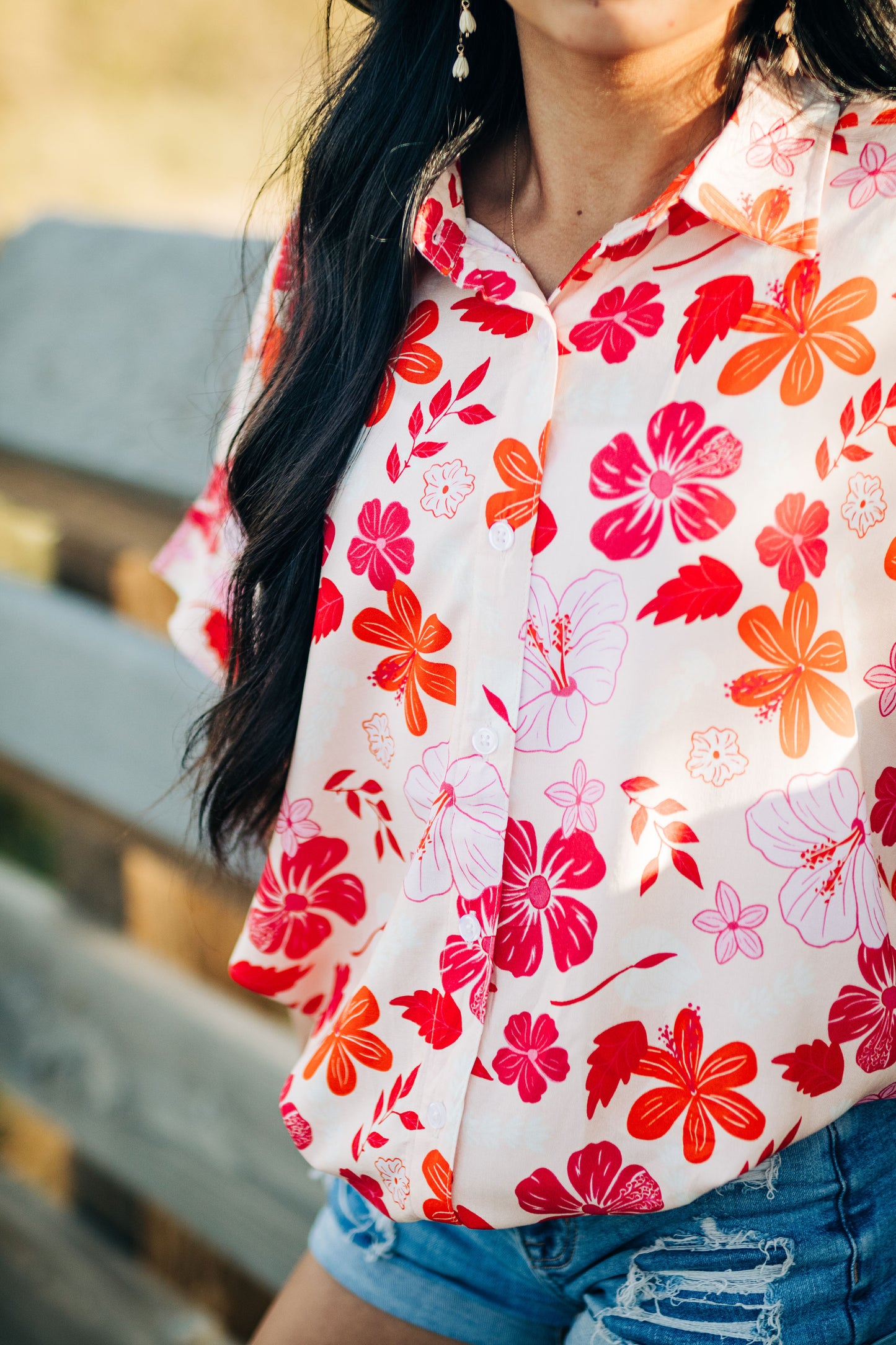 ʻAULIʻI Top in Pua Mae ʻole