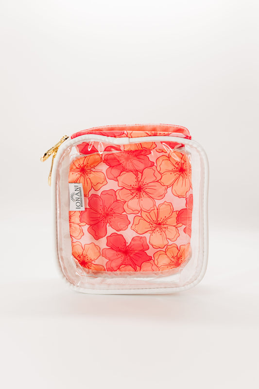 Hibiscus POG - Clear Organizer Bag Set