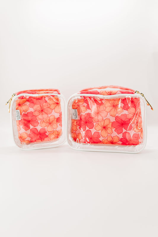 Hibiscus POG - Clear Organizer Bag Set