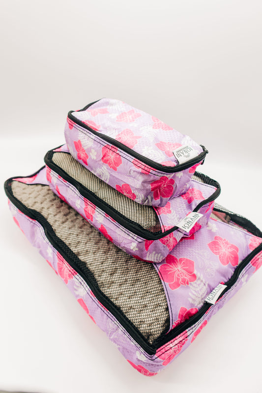 Lavender ʻOKIKA PŌHUEHUE - Packing Cube 6 Pcs Set